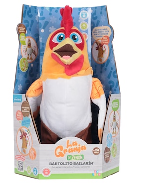 Peluche de gallo el reino infantil la granja de Zenón