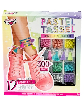 Set Creación De Pulseras Fashion Angels Pastel Tassel