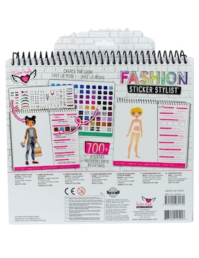 Álbum de pegatinas para estilistas de moda Fashion Angels