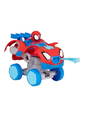 Vehículo transformable Spider-Man escalador mecánico en la telaraña de spidey Marvel