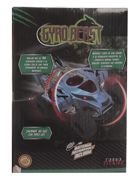 Vehículo de control remoto Turbo Titanz gyro beast Turbo Titanz