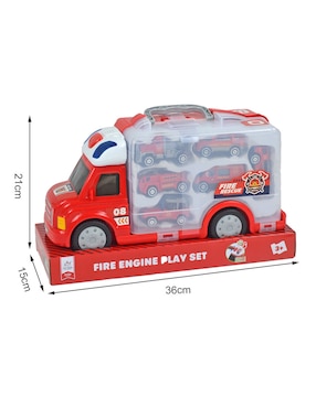 Camión de bomberos Toy Town rescate de incendios
