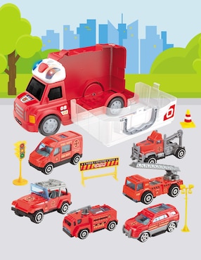Camión de bomberos Toy Town rescate de incendios