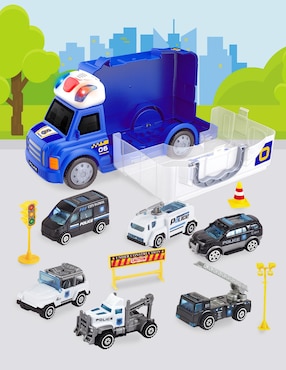 Automóvil policía Toy Town guardia de la ciudad