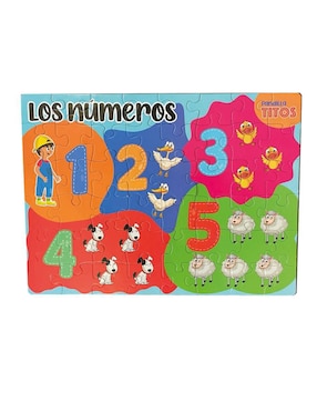 Rompecabezas infantil los números Flink 48 piezas