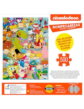 Rompecabezas Nickelodeon Novelty 500 piezas
