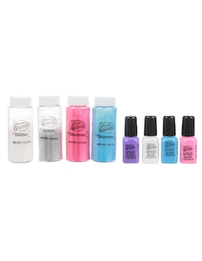 Set de manicure Shimmer & Sparkle Ruz Airbrush Nail Design Studio