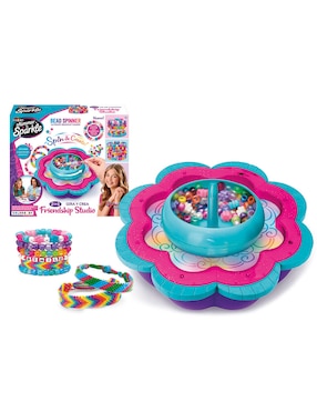 Estudio de la amistad 2 en 1 Spin & Bead Ruz Shimmer & Sparkle