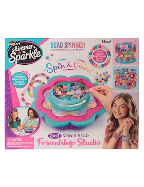 Estudio de la amistad 2 en 1 Spin & Bead Ruz Shimmer & Sparkle