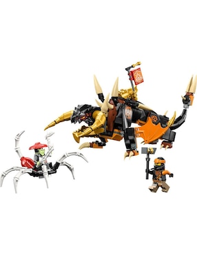 Juguete de construcción Lego Dragón de tierra Evo de Cole con 285 piezas