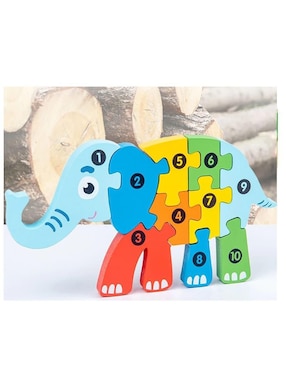Rompecabezas Didáctico De Animales Genérica juego didáctico infantil unisex