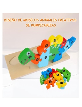 Rompecabezas Didáctico De Animales Genérica juego didáctico infantil unisex