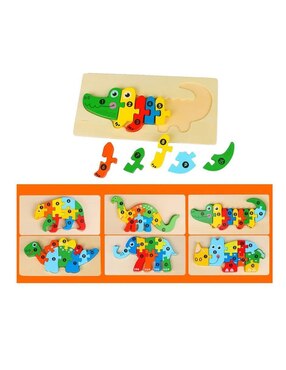 Rompecabezas Didáctico De Animales Genérica juego didáctico infantil unisex