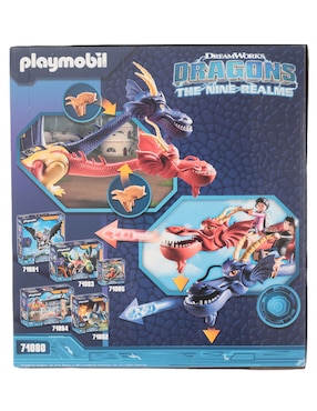 Set de construcción Playmobil Dragons: The Nine Realms Wu & Wei with Jun de DreamWorks con 40 piezas