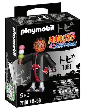 Figura Playmobil Tobi de Naruto Shippuden con 9 piezas