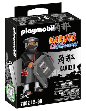Figura Playmobil Kakuzu de Naruto Shippuden con 5 piezas