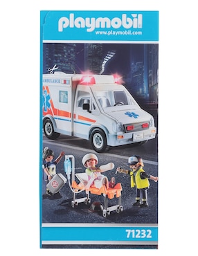Set de construcción Playmobil Ambulancia de City action con 63 piezas