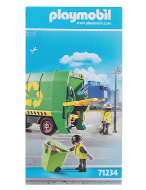 Set construcción Playmobil Camión de reciclaje con 61 piezas