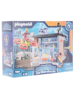 Set construcción Playmobil Dragons: The Nine Realms Icaris Lab de DreamWorks con 124 piezas