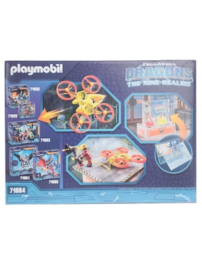 Set construcción Playmobil Dragons: The Nine Realms Icaris Lab de DreamWorks con 124 piezas