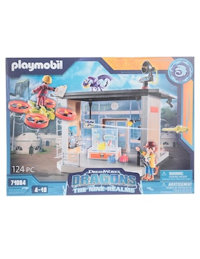 Set construcción Playmobil Dragons: The Nine Realms Icaris Lab de DreamWorks con 124 piezas