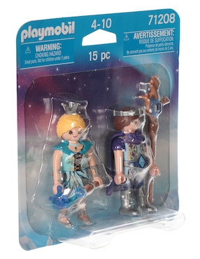 Set de construcción Playmobil Princesa y Príncipe de hielo con 15 piezas