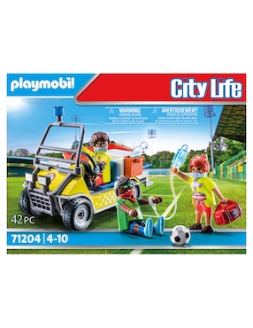 Set construcción Playmobil  Coche de rescate de City Life con 42 piezas