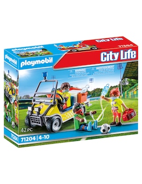 Set construcción Playmobil  Coche de rescate de City Life con 42 piezas
