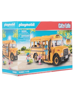 Set de construcción Playmobil Autobús escolar de City life con 46 piezas