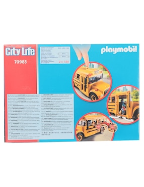 Set de construcción Playmobil Autobús escolar de City life con 46 piezas