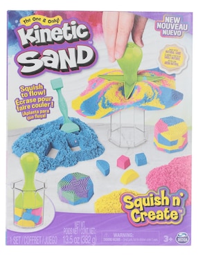 Arena mágica Set aplasta y crea Kinetic Sand