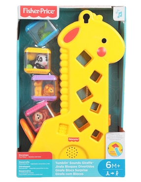 Jirafa Bloques Divertidos Fisher Price juego didáctico infantil unisex