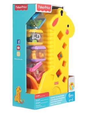 Jirafa Bloques Divertidos Fisher Price juego didáctico infantil unisex