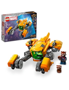 Set de construcción Lego Marvel Nave de Baby Rocket de Guardianes de la Galaxia con 330 piezas