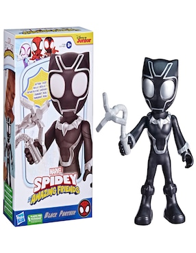 Figura de acción articulada spidey and his amazing friends Black Panther Spider-man