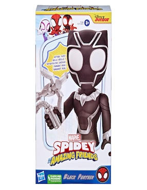 Figura de acción articulada spidey and his amazing friends Black Panther Spider-man