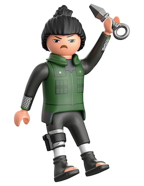 Figura Armable Playmobil Shikamaru De Naruto Shippuden Con 5 Piezas