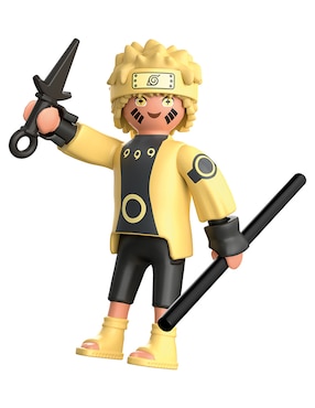 Figura Armable Playmobil Naruto: Sabio De Los Seis Caminos De Naruto Shippuden Con 8 Piezas