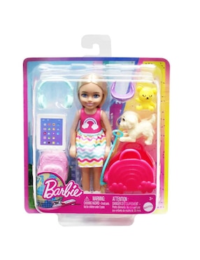 Muñeca fashion Barbie Chelsea viajera