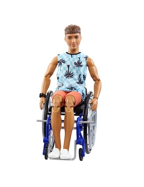 Muñeca colección Barbie Ken en silla de ruedas
