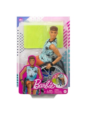 Muñeca colección Barbie Ken en silla de ruedas