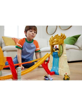 Pista armable Hot Wheels Carrera en la selva