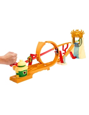 Pista armable Hot Wheels Carrera en la selva