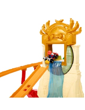 Pista armable Hot Wheels Carrera en la selva