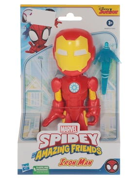 Figura De Acción Spidey And His Amazing Friends Iron Man Hasbro Articulado