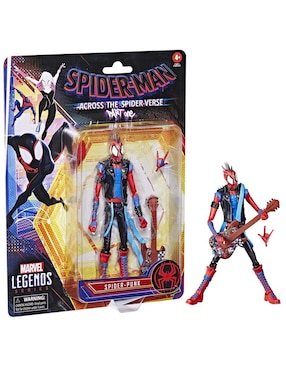 Figura De Acción Marvel Spider-Punk Hasbro Articulado