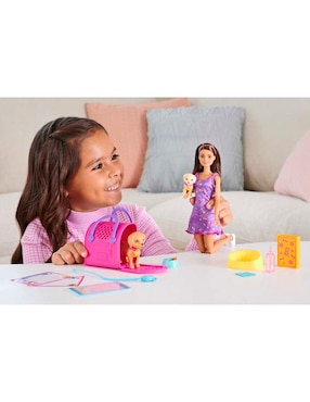 Muñeca Barbie Adopta un perrito