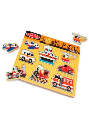 Rompecabezas Trasportes Melissa & Doug 8 Piezas