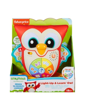 Búho Ojos Luminosos Fisher Price Linkimals juego electrónico infantil unisex