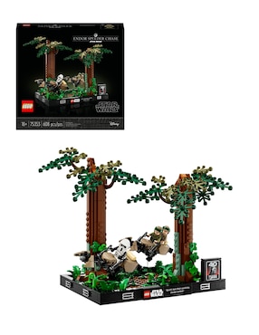 Lego Star Wars Diorama: Duelo De Speeders En Endor 75353